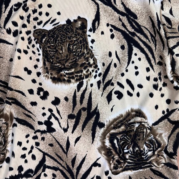 Rave 90's Y2K Tiger Blouse - Picture 3 of 3